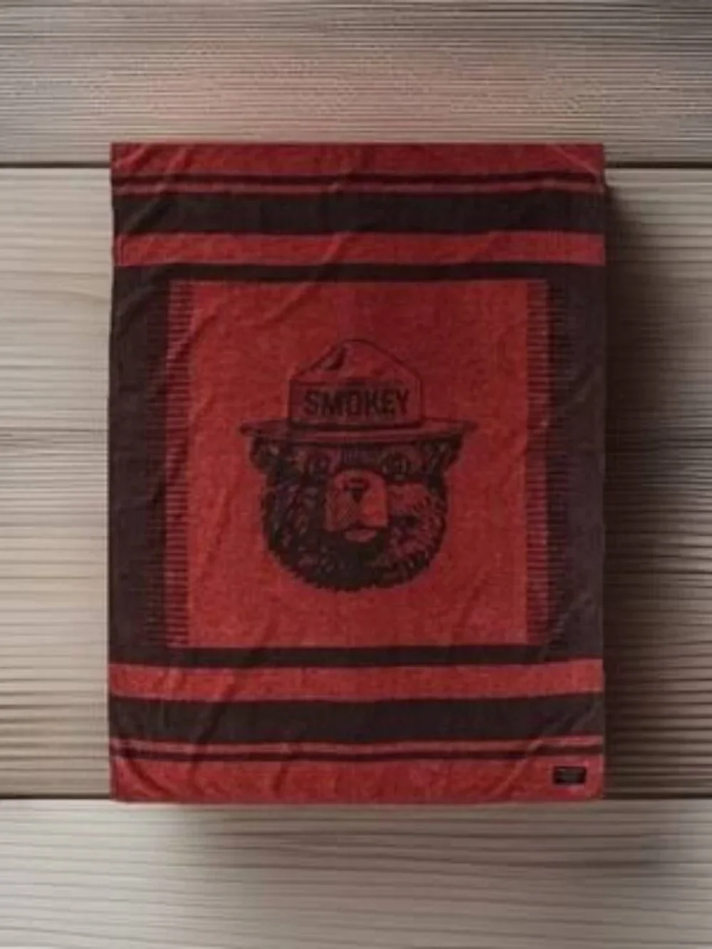 Filson - Smokey Bear 100% Cotton Blanket - Red Brown - 54